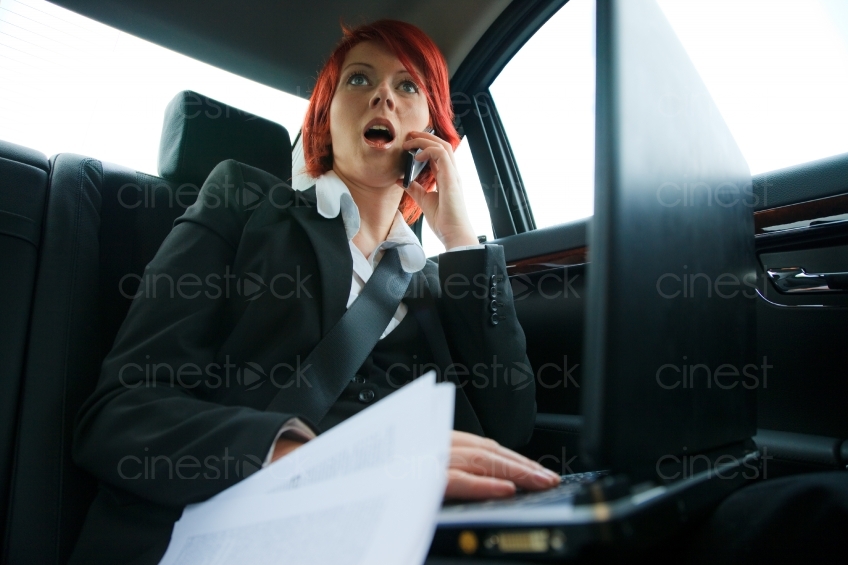 Businessfrau im Auto 10747725