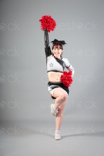 Cheerleader mit Puschel 20120506_0339 