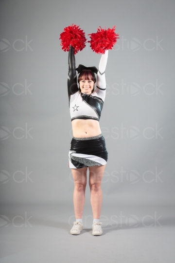 Cheerleader mit Puschel 20120506_0340 