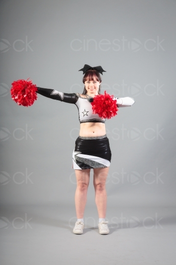 Cheerleader mit Puschel 20120506_0349 