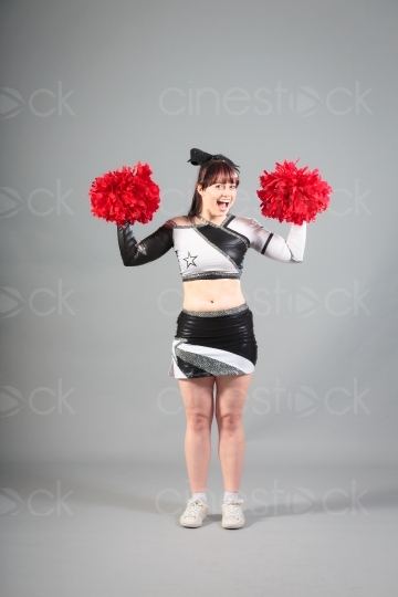 Cheerleader mit Puschel 20120506_0359 
