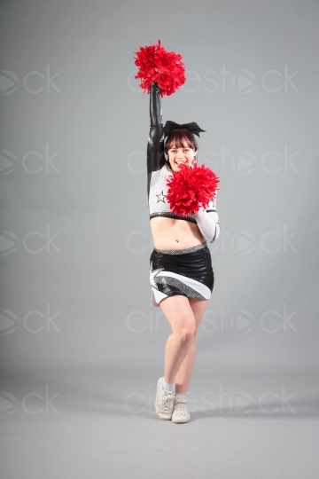 Cheerleader mit Puschel 20120506_0361 