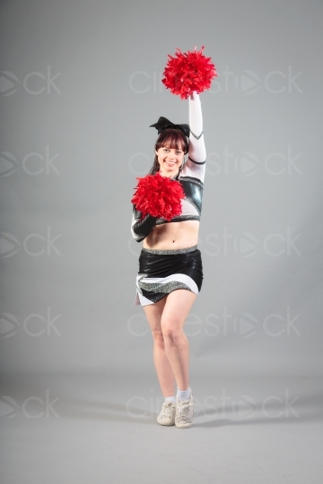 Cheerleader mit Puschel 20120506_0363 
