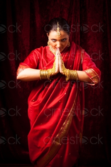 Frau in einem Sari 20120402_0341