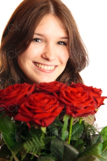 Frau mit roten Rosen 20091212_0005