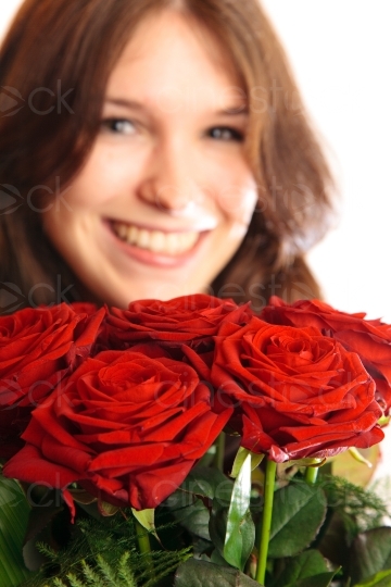 Frau mit roten Rosen 20091212_0006