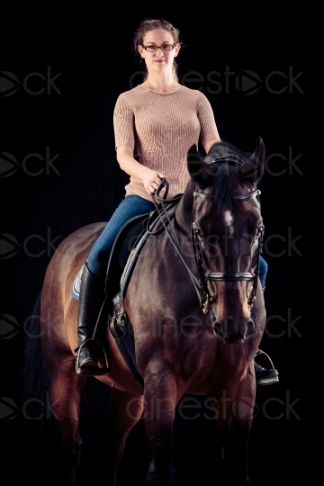 Frau Reitet Pferd 20150913-0416