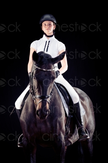 Jockey auf Pferd 20150913-0593 