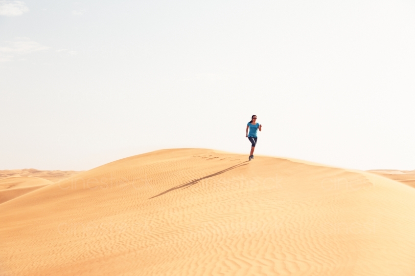 Joggen in Wüste 20140313-1405