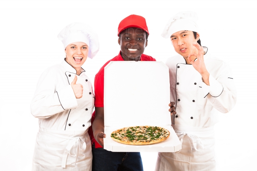 Pizzabote und Köche mit klasse Pizza 20120329_0323 